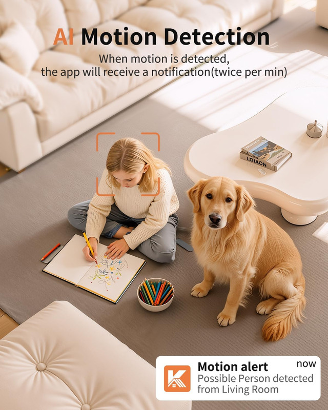 2K WiFi Security Camera with Night Vision, 2-Way Audio, Works with Alexa gallery