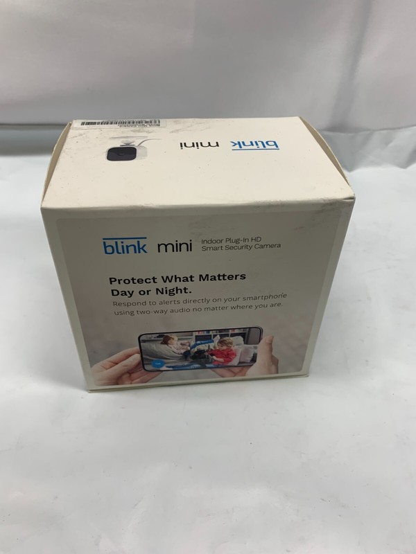 Blink Mini Indoor Plug-In Live HD Smart Security Camera *New gallery