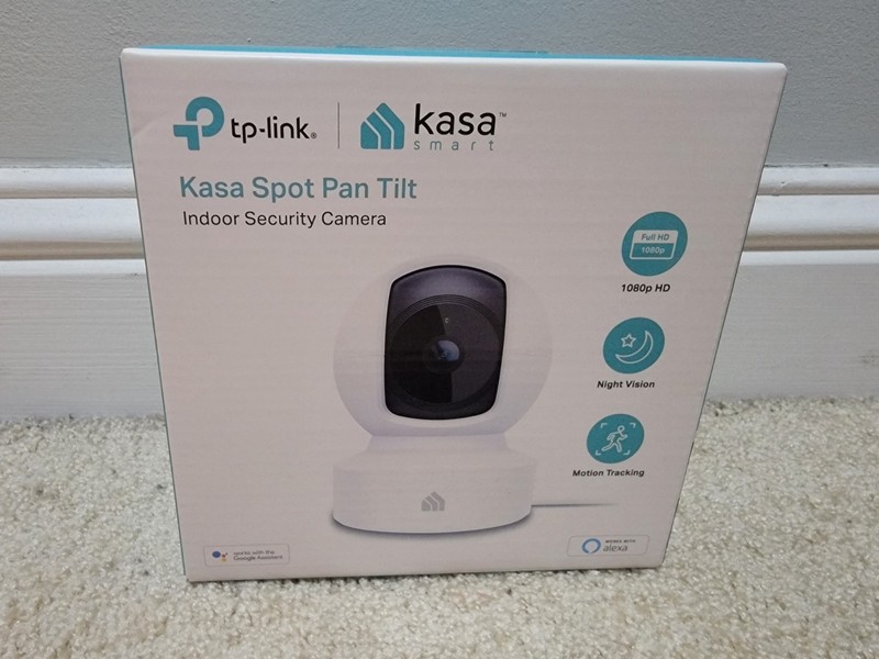 TP-LINK Kasa Spot Pan Tilt Surveillance Camera – White (KC115)