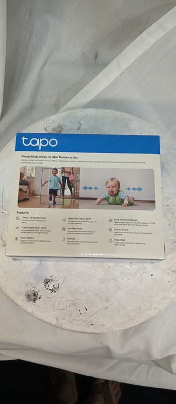 TP-Link Tapo C100 1080P Full HD Indoor Home Security WiFi IP Camera Night Vision gallery