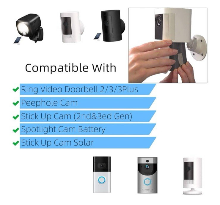 2‑Pack 6040 mAh Batteries+Dual Charger for Ring Doorbell 2/3/4 Spotlight StickUp gallery