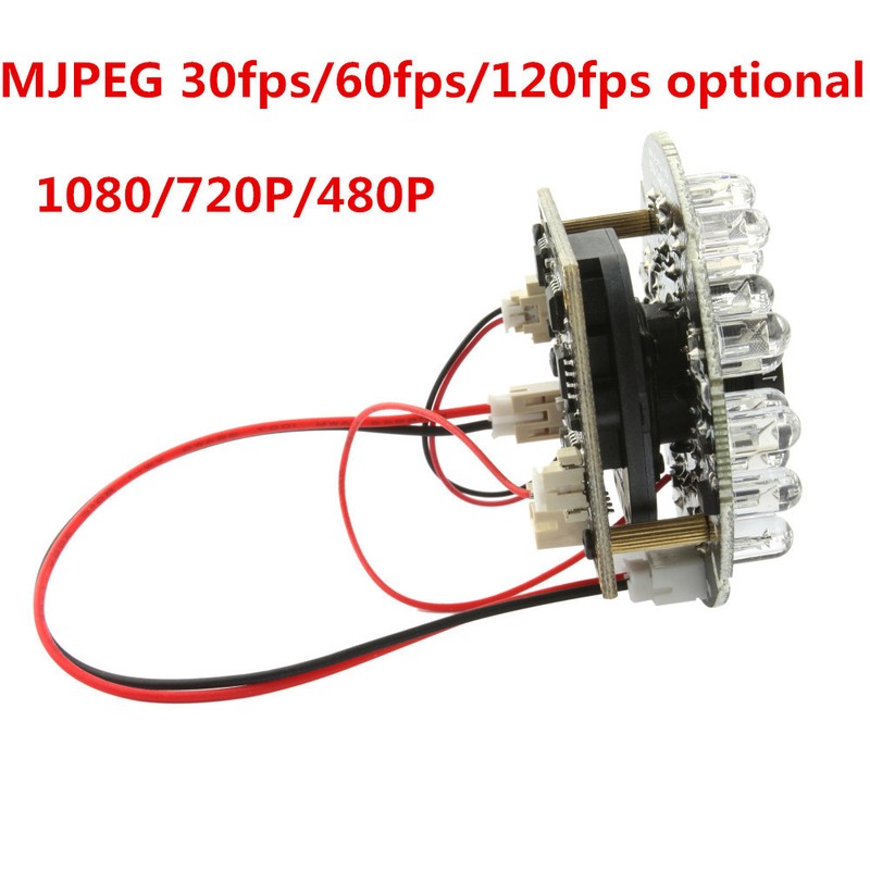 2MP 1080P HD MJPEG 30fps/60fps/120fps Cmos IR Cut Night Vision USB Camera Module gallery