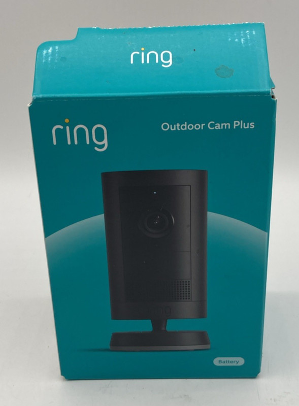 Ring Outdoor Cam Plus Battery 2K HD Smart Camera New Open Box