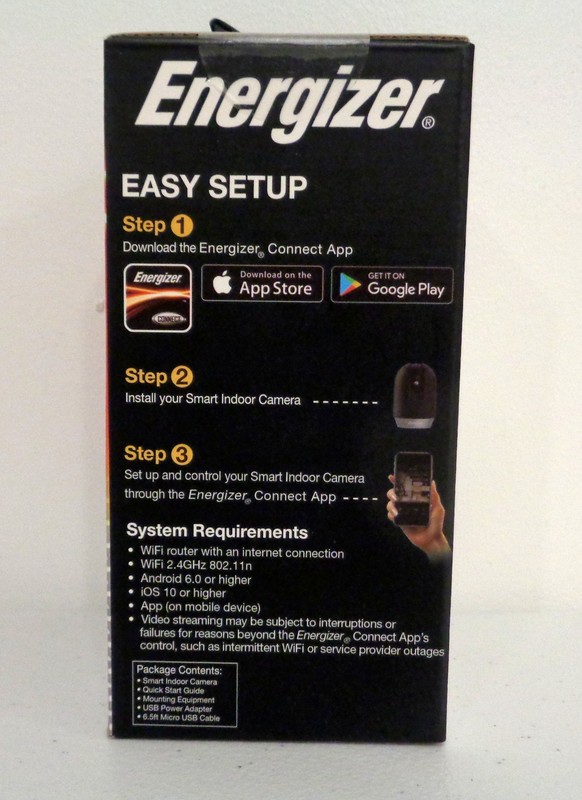 NEW Energizer Smart Indoor Camera Wi-Fi 1080p Pan & Tilt WORKS WITH ALEXA NIB gallery