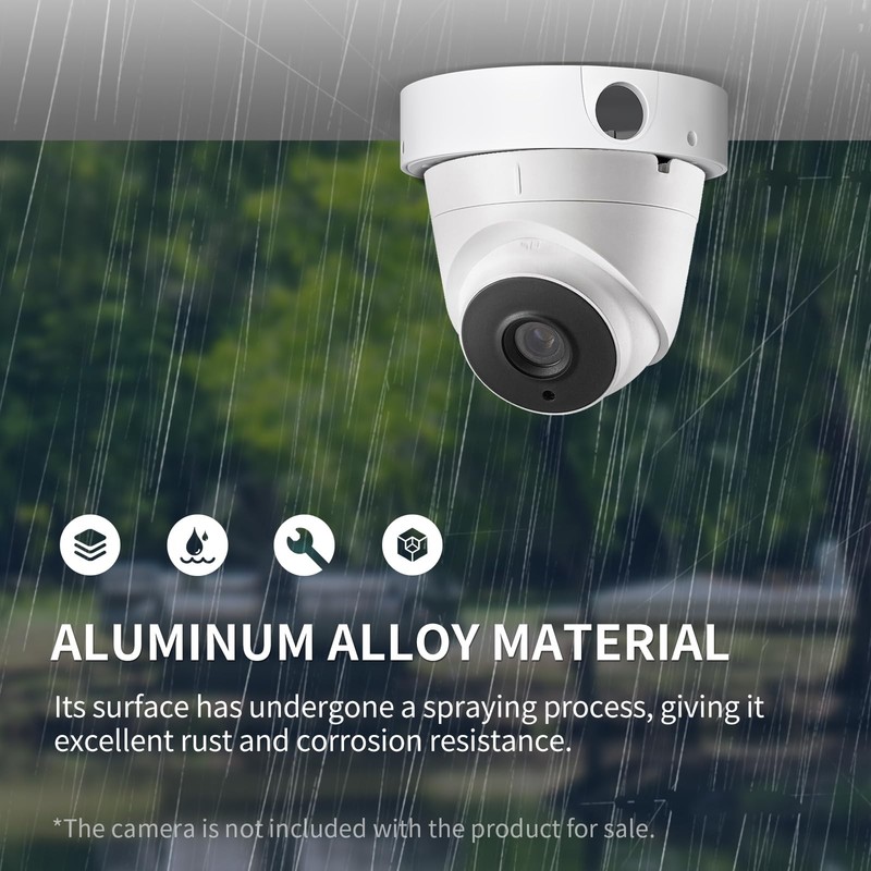 Universal Security Camera Junction Box Aluminum Wall Ceiling Mounting Bracket gallery