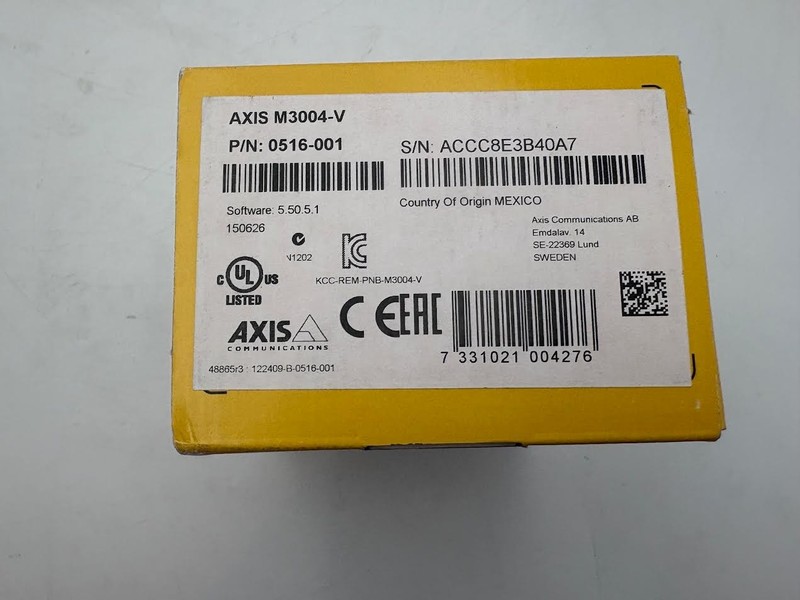 Axis M3004-V M30 Network Surveillance Camera Series 0516-001 New in Box - ms gallery