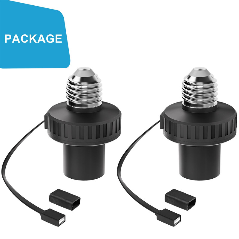 2 Pack Lamp Socket Power Adapter for Wyze Cam V3/V4/V3 Pro/Og,Wyze Cam Pan V3, E gallery