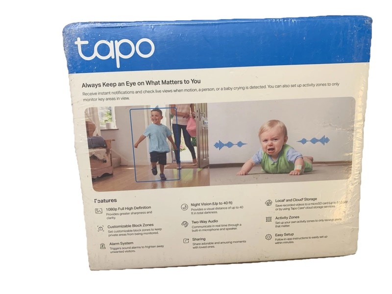 Tapo TP-Link 1080P Indoor Security Camera for Baby Monitor, w/Motion gallery