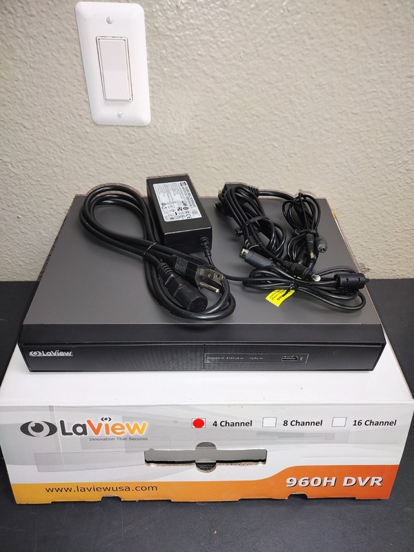LaView HD-1080P 4 CH 960H Surveillance Security Camera System - Open Box 🔥 gallery