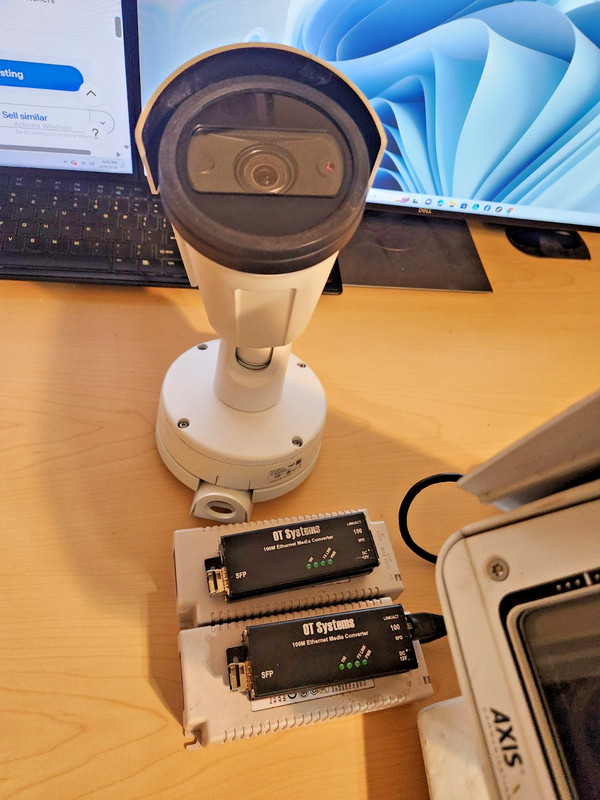 AXIS Security Camera Lot P1455-LE + Outdoor Camera + 2 OT Systems Media... gallery