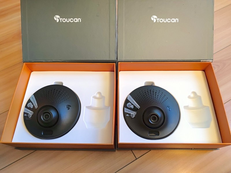 Pack of 2 Toucan Smart Security Surveillance Camera TSK100KU TC-100KU New Read!