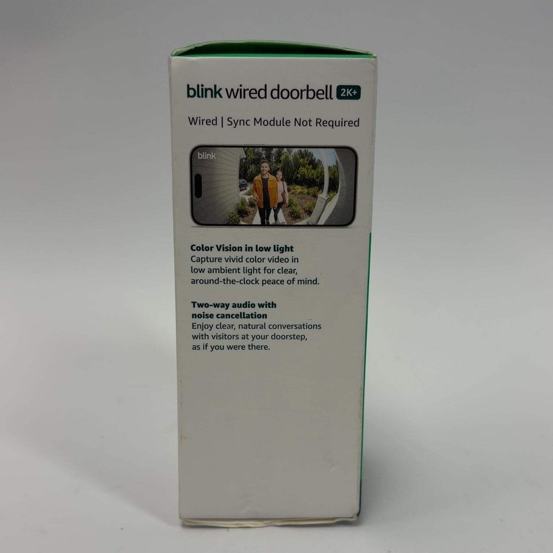New Blink Wired Video Doorbell Wired Doorbell Black gallery
