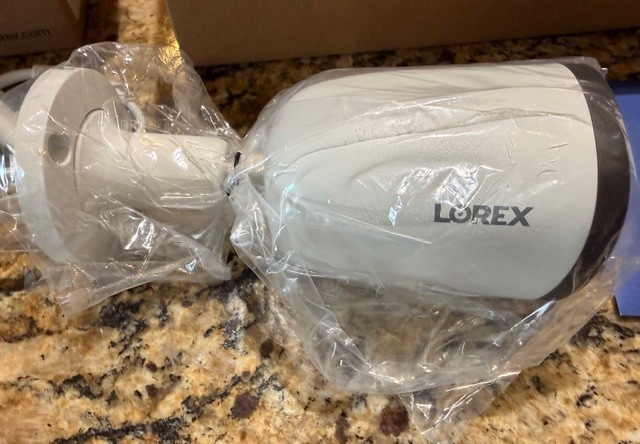 Lorex 4K+ Ultra HD 12MP IP Smart Security Lighting Bullet Camera (Lot of 2) NEW