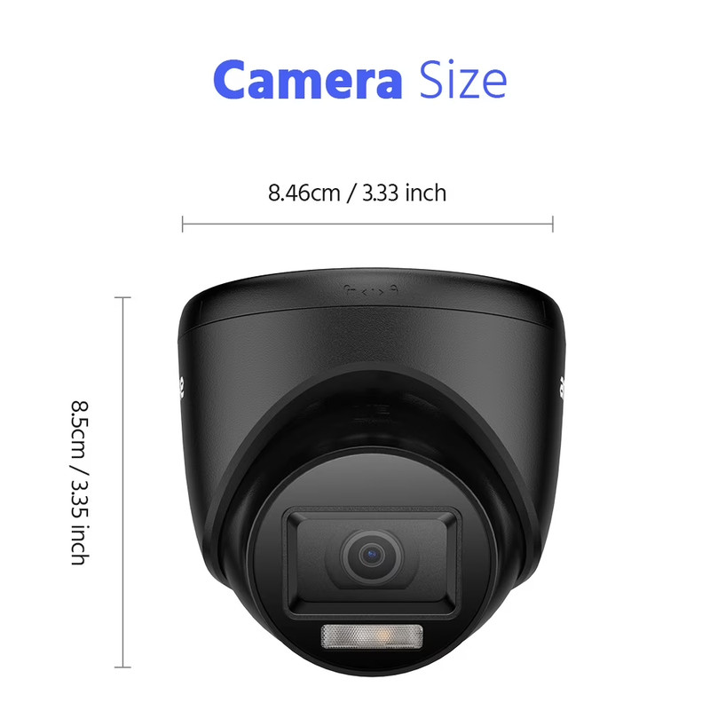 4-Packed 1080P HD-TVI CCTV Security Surveillance Camera Kit, Smart Color Night V gallery