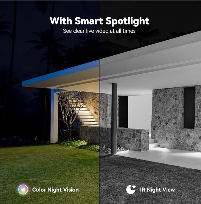 ELYSoo Solar HD Security Camera WiFi Wireless 355° View Color Night Vision Zoom gallery