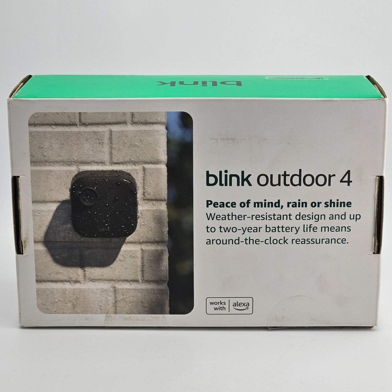Blink Outdoor 4 Battery Powered 5 Camera System W/ Sync Module Black 4B0B1N4LM4J gallery