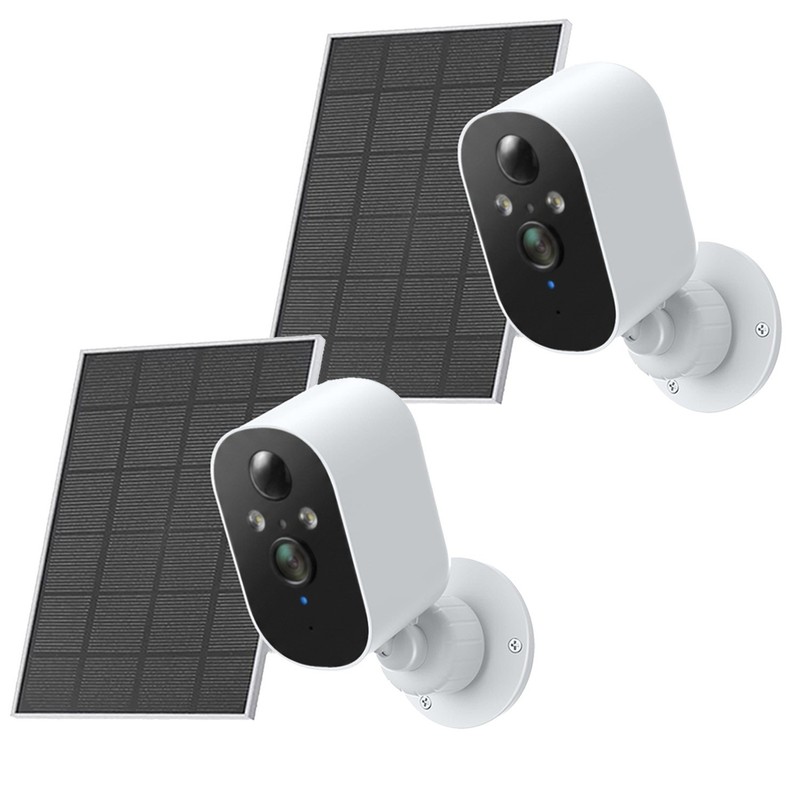 Solar Battery Powered Wireless WiFi Home Security Camera System Outdoor Smart IP gallery