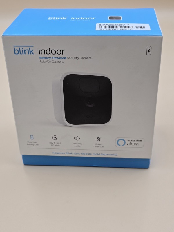 Blink Indoor Add-on Battery Powered Security Camera – Sync Module Required NEW
