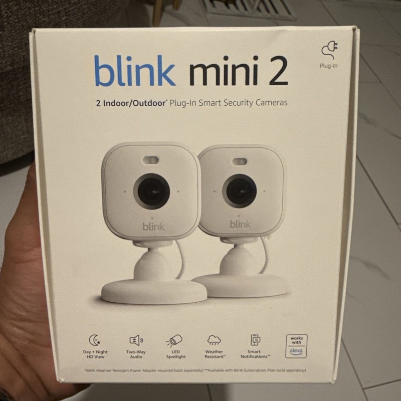 Blink Mini 2 Indoor Outdoor Security 2 Pack