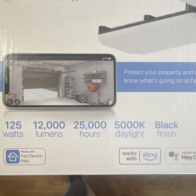 Feit Electric Smart Panel Light Camera Wi-Fi 1080p Pan/Tilt Night Vision Audio gallery