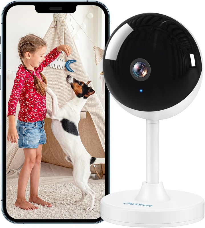 Indoor Security Camera 2K 2.4GHz WiFi Motion Detection Night Vision Baby Pet Cam gallery