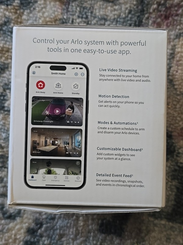 Arlo Essential Outdoor/Indoor 2nd Gen 2K Wireless Security Camera White gallery