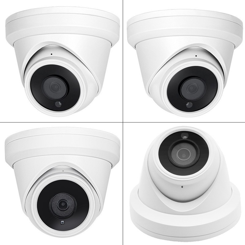 VIKYLIN Mini Turret POE IR 8MP Security CAMERA MIC Outdoor/Indoor Viewer Monitor gallery