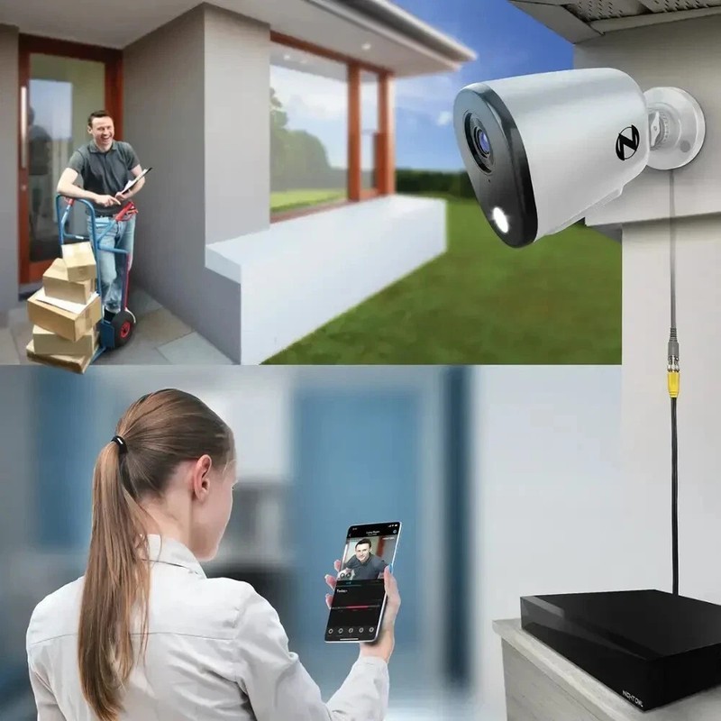 Night Owl CM-FTD4LS-B 2K 2560x1440 (4MP) Wired Add-on Camera with Spotlight NEW™ gallery