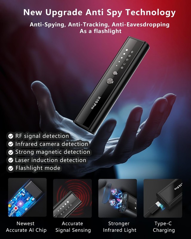 Detectors with Screen Display, Anti Finder, Bug Detector, GPS Tracker Detecto... gallery