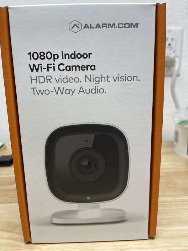 Alarm.com 1080p Indoor Wi-Fi Security Camera HDR 2-Way Audio ADC-V515 NEW Sealed