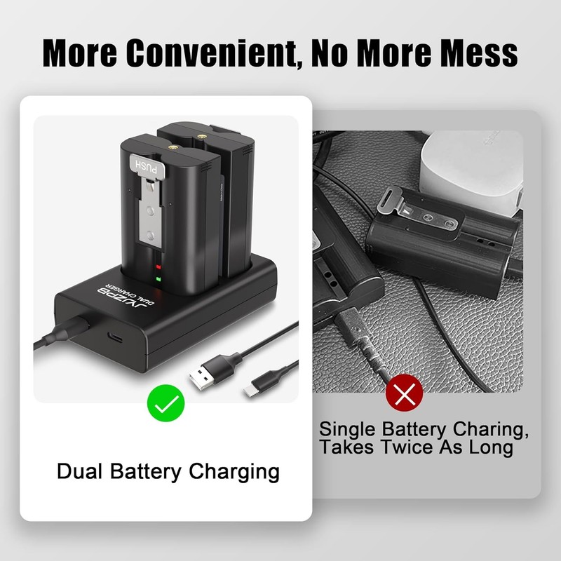 2X 7200mAh Battery for Ring Video Doorbell 2/3/4 Spotlight/Peephole/Stick Up Cam gallery