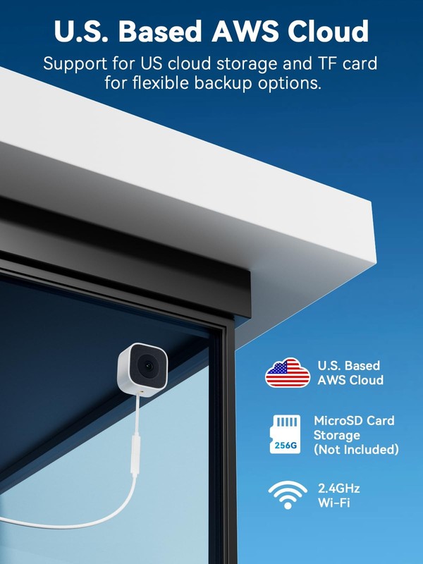 Outinput Window Camera 2K 3MP WiFi Security Camera for Home Security AI Color gallery