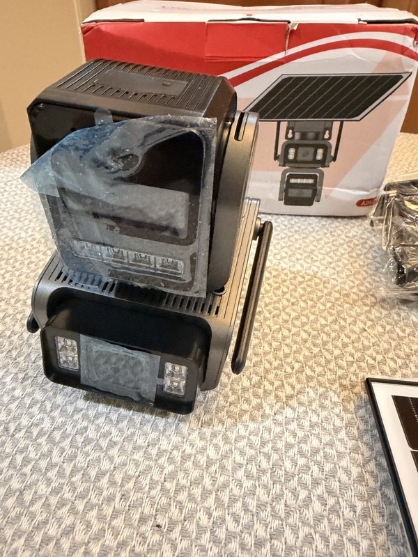 SecKun A24S Wi‑Fi IP PTZ 360° Solar Camera HD PIR Smart Tracking Black gallery