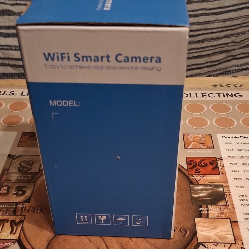 WiFi Smart Camera Wi-Fi FHD PTZ 2-Way Audio Cloud Storage Blue/White Indoor gallery