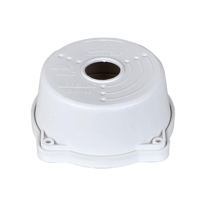 -103-T Universal CCTV Junction Box, White PP5 Plastic, Weatherproof Mini Hous... gallery