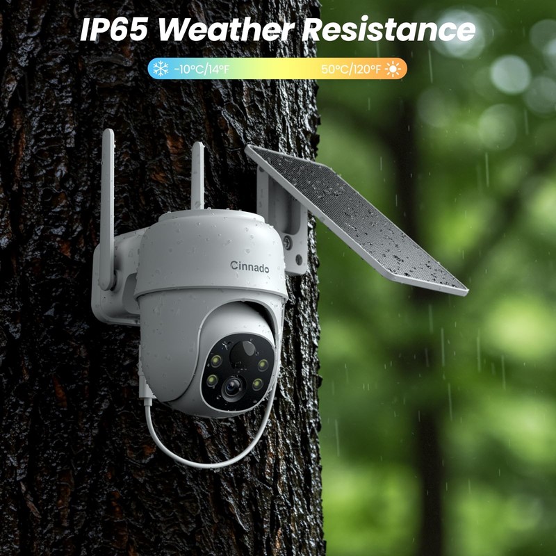 2K Cameras for Home Security-2.4G WiFi Outdoor Camera Wireless white gallery