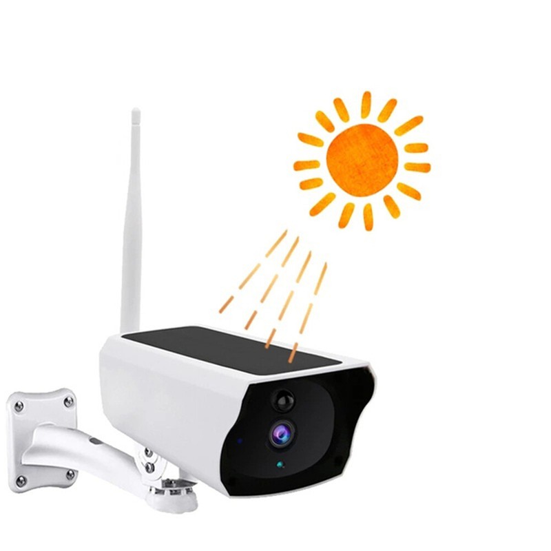 Wireless Solar Power Camera WiFi Outdoor Home Security IP Camera Night Vision