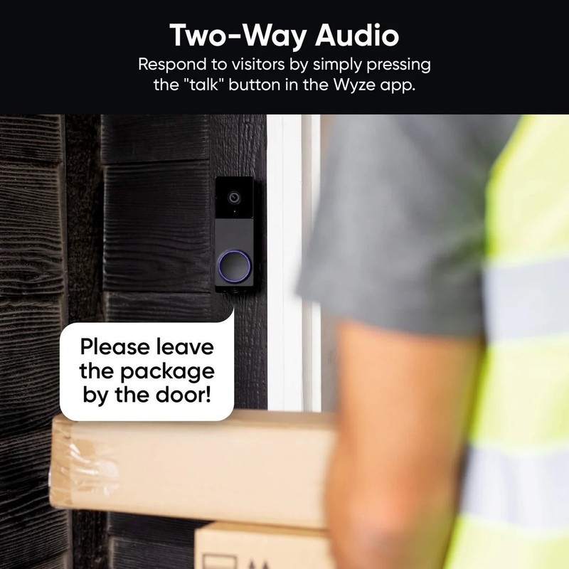 WYZE Duo Cam Video Doorbell (Chime Included) gallery