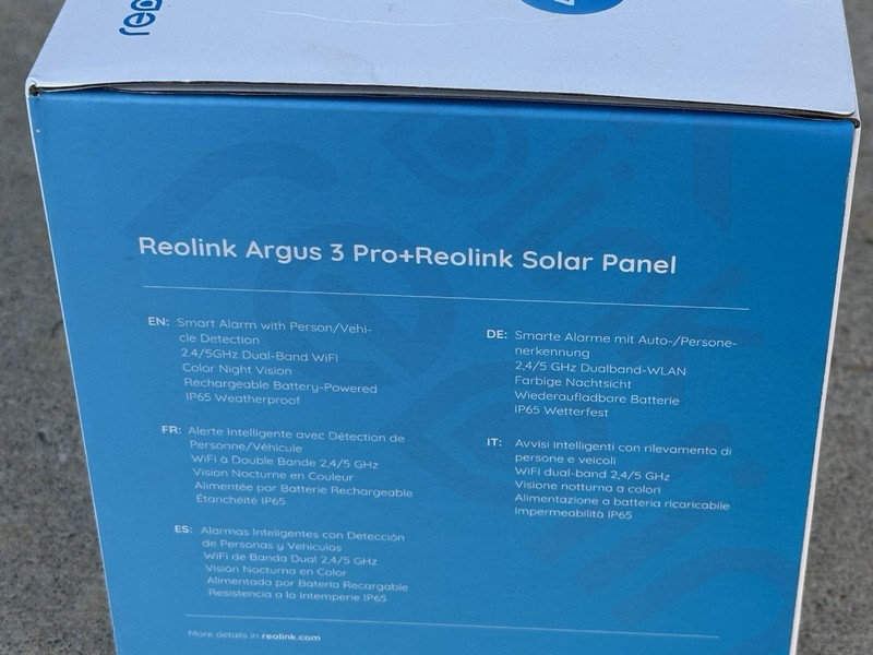 Reolink Argus 3 Pro 4MP Wireless Surveillance Camera w/ Solar Panel - New Sealed gallery