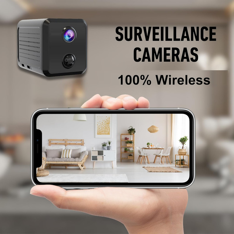 Wireless Mini Security Camera Fkj-Wifi, Remoted App Viewing, Long Time Standby B gallery