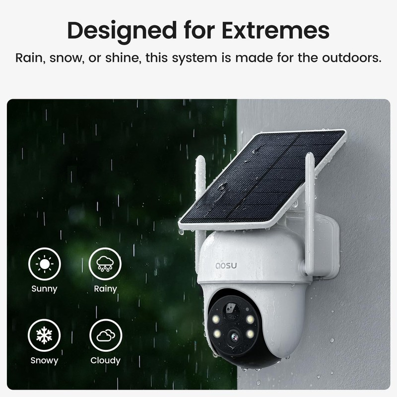 Security Cameras Outdoor Wireless, 2 Cam-Kit, No Subscription Required, Solar... gallery