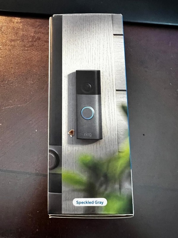 Ring Battery Doorbell 2nd Gen (newest model) 2K Speckled Gray [NEW] gallery