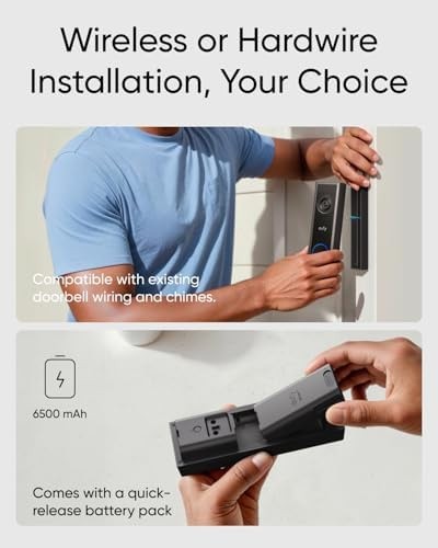 eufy Security Video Doorbell C31, 2K FHD, Battery or Wired, No Subscription |... gallery