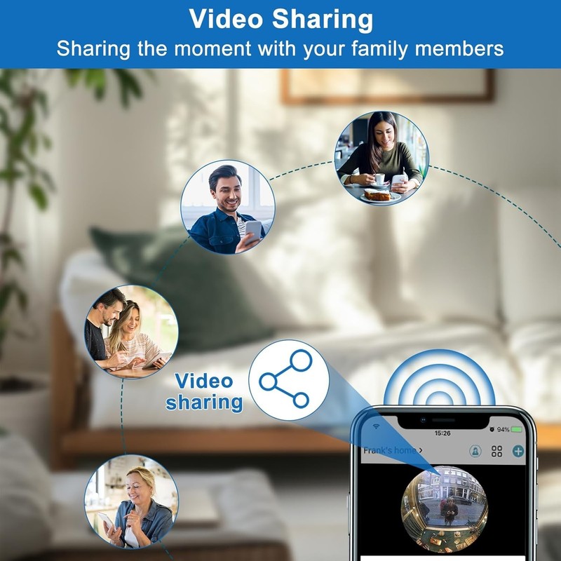 Doorbell Camera Wireless, Head-to-Toe Video - No Subscription Required,2K HD ... gallery