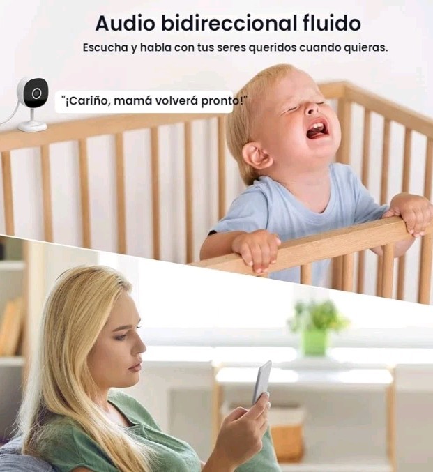 GALAYOU WiFi Camera 2K, Indoor Home Security Cameras for Baby/Elder/Dog/Pet... gallery