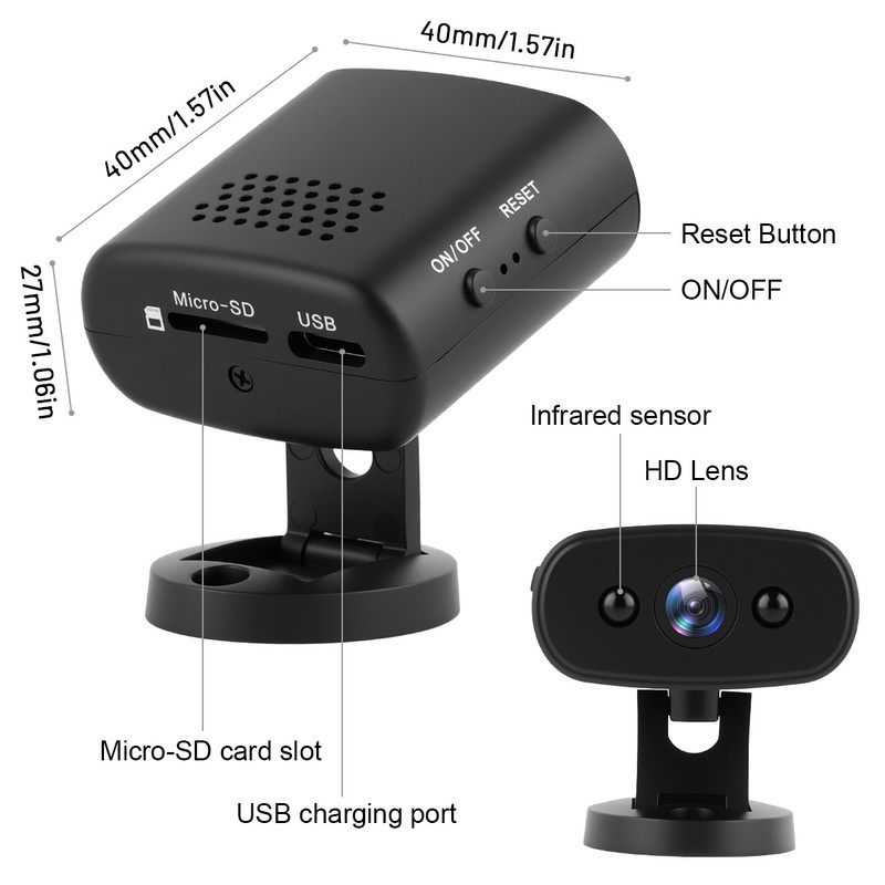 1080P Mini Wifi Camera Micro Camcorder Motion Detection Sensor Home Security Cam gallery