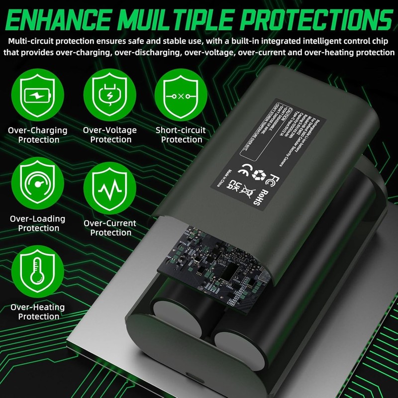 NEW! 12000mAh Battery Replacement for Tactacam Defend 360 Security Camera gallery