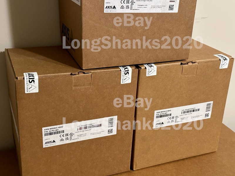 AXIS M5526-E 4MP PTZ Outdoor IP66 PoE Network Camera 10x Zoom Deep Learning DPLU