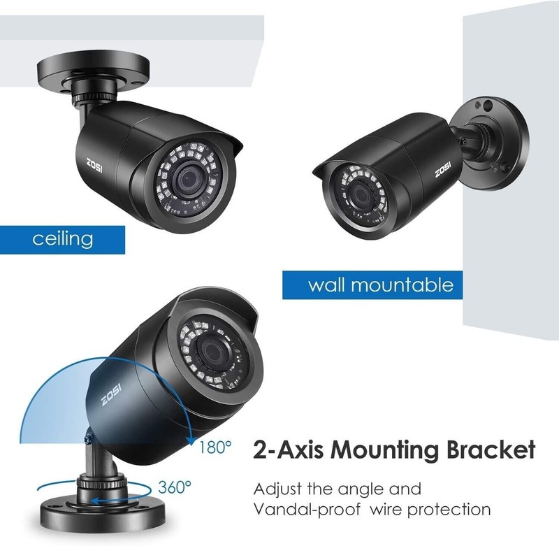 2 Camara De Seguridad Para Casa Exterior Vision Nocturna Camaras Vigilancia 1080 gallery