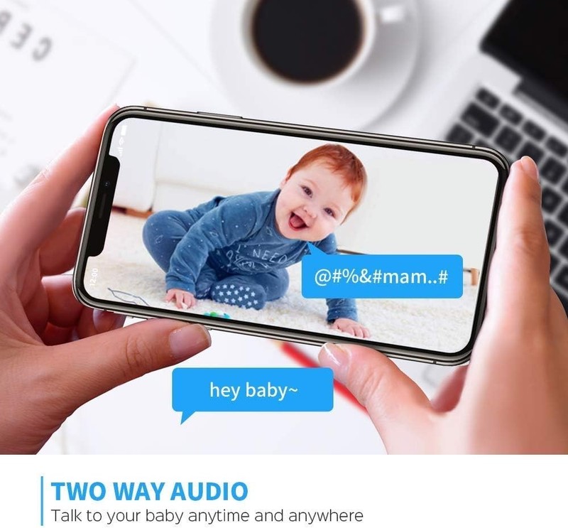 Panamalar Baby Monitor, 1080P WiFi Indoor Security Camera with 2-Way Audio gallery